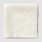 Linnen servetten met zwarte of boterkristallen, 6 stuks Italian Luxury - Prezio Viadurini