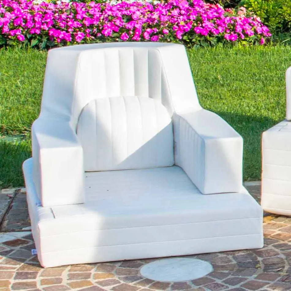 Trona Basic zwevende leunstoel voor modern zwembad gemaakt in Italië Viadurini