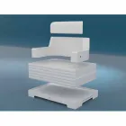 Trona Magnum Luxury drijvende stoel dubbele zitting ontwerp Viadurini