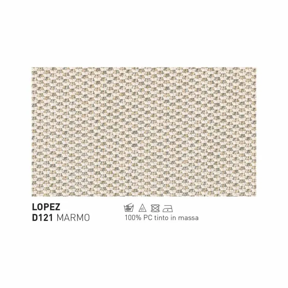 Varaschin Bali moderne 3-zits buitenbank van massief teakhout Viadurini