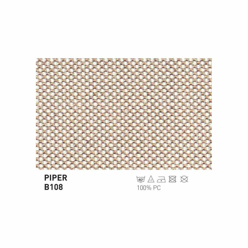 Varaschin Barcode ligbed met buitenwielen van teakhout Viadurini