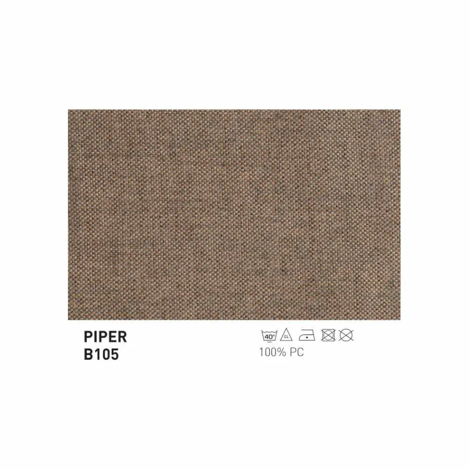 Varaschin Barcode ligbed met buitenwielen van teakhout Viadurini