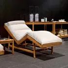 Varaschin Barcode hedendaags tuinbed / indoor teak Viadurini