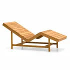 Varaschin Barcode hedendaags tuinbed / indoor teak Viadurini