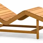 Varaschin Barcode hedendaags tuinbed / indoor teak Viadurini