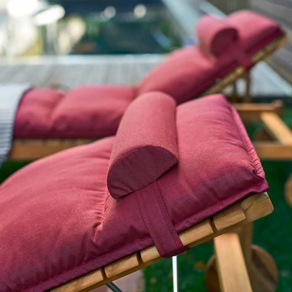 Varaschin Barcode hedendaags tuinbed / indoor teak Viadurini