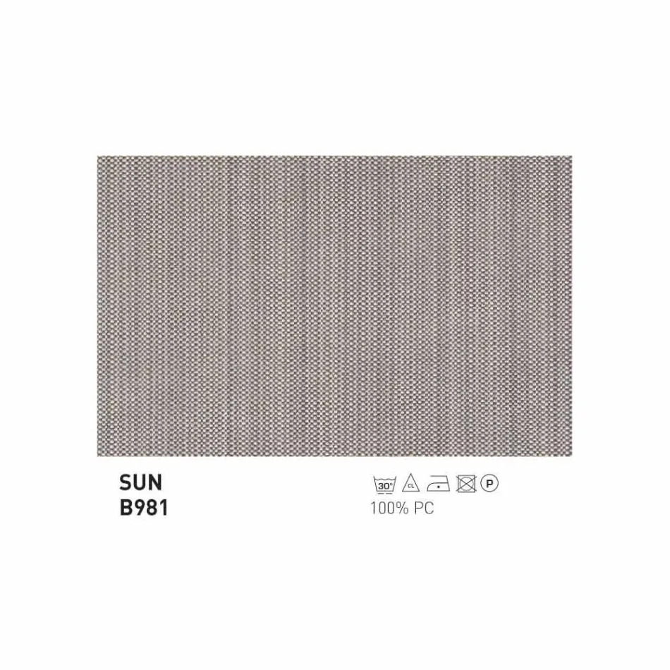 Varaschin Barcode hedendaags tuinbed / indoor teak Viadurini