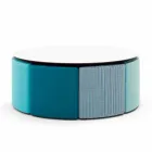 Varaschin Big In & Out-tuintafel + 8 modern vormgegeven fauteuils Viadurini