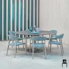 Varaschin Clever voorzitter van modern design tuin, 6 stuks Viadurini