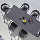 Varaschin Clever voorzitter van modern design tuin, 6 stuks Viadurini