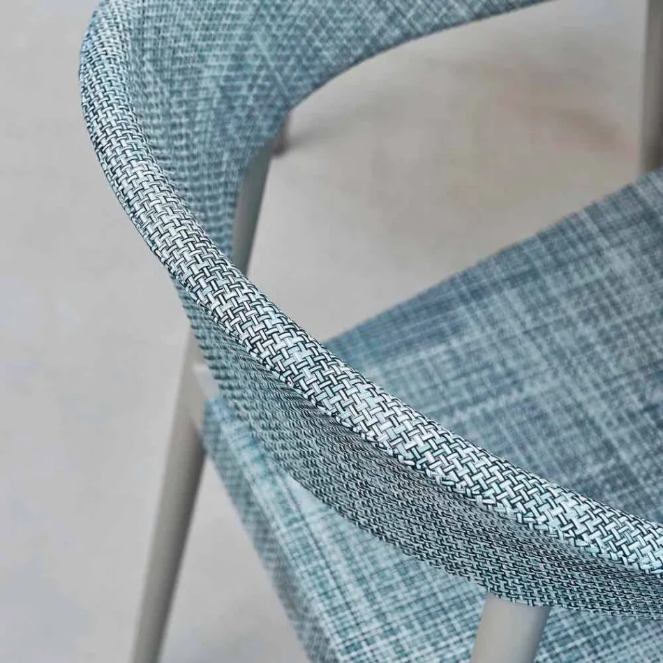 Varaschin Clever voorzitter van modern design tuin, 6 stuks Viadurini