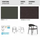 Varaschin Clever voorzitter van modern design tuin, 6 stuks Viadurini