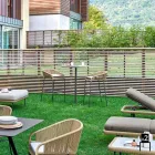 Varaschin Cricket kruk top modern tuinontwerp, 2 stuks Viadurini