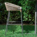 Varaschin Cricket kruk moderne tuin aluminium, 2 stuks