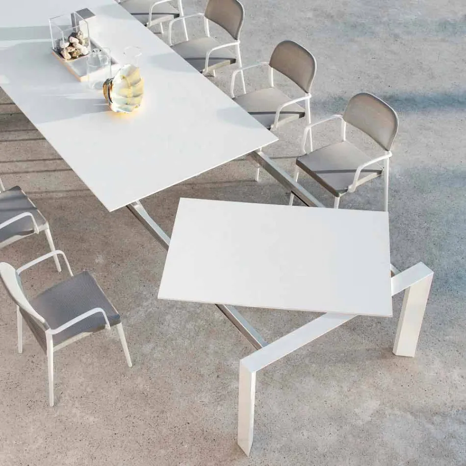 Varaschin Dolmen tuintafel uitbreidbaar tot 380 cm Viadurini