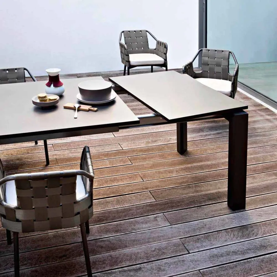 Varaschin Dolmen tuintafel uitbreidbaar tot 380 cm Viadurini