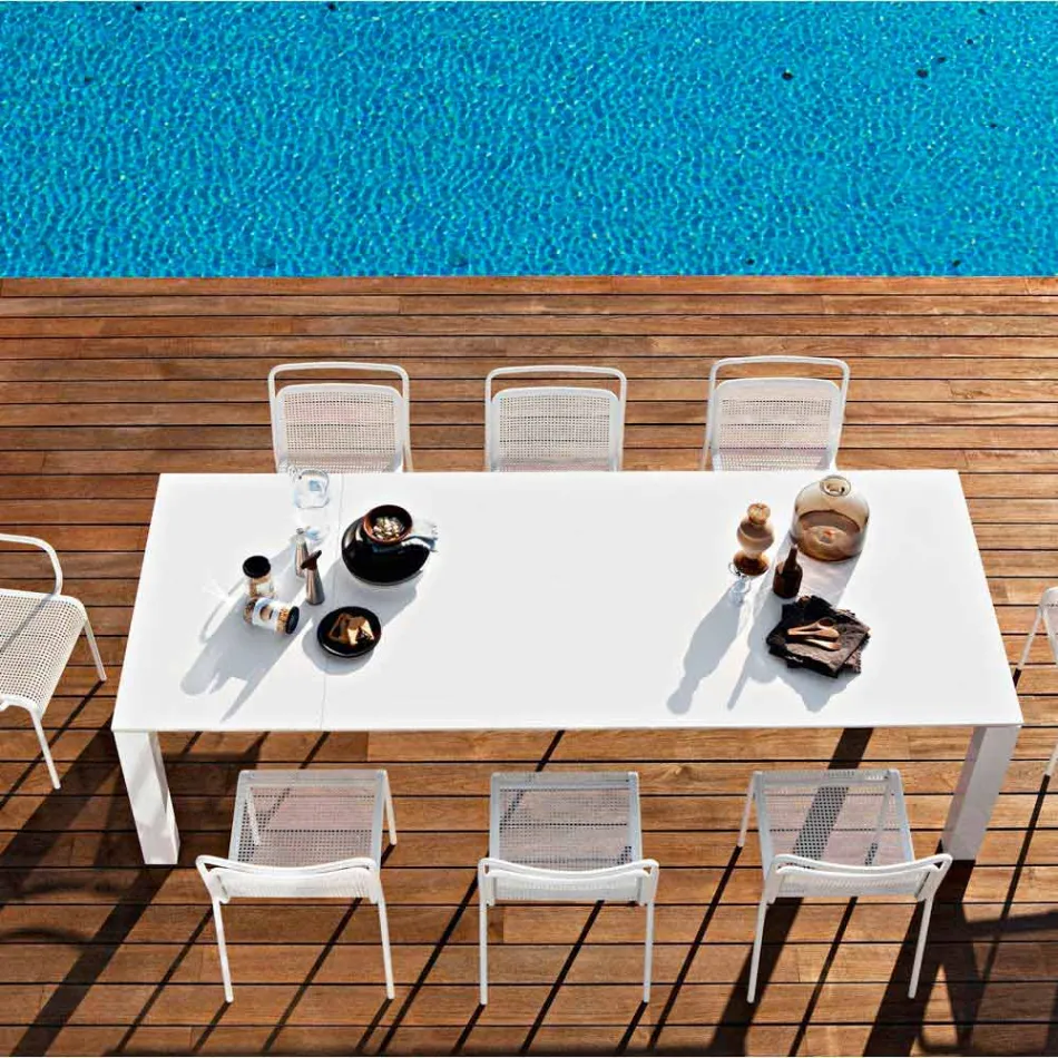 Varaschin Dolmen tuintafel uitbreidbaar tot 380 cm Viadurini