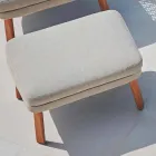 Varaschin Emma design outdoor voetensteun in gestoffeerde stof Viadurini