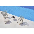 Varaschin Emma design outdoor voetensteun in gestoffeerde stof Viadurini