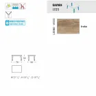 Varaschin Emma design outdoor voetensteun in gestoffeerde stof Viadurini