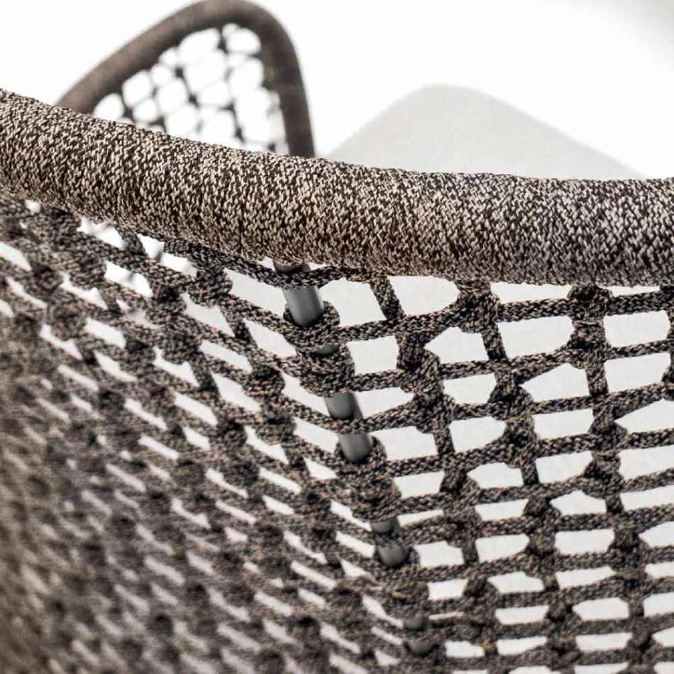 Varaschin Emma gewatteerde buitenzetel met modern design Viadurini