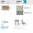 Varaschin Emma gewatteerde buitenzetel met modern design Viadurini