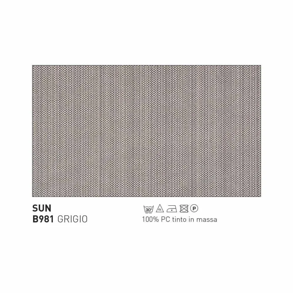 Varaschin Emma gewatteerde buitenzetel met modern design Viadurini