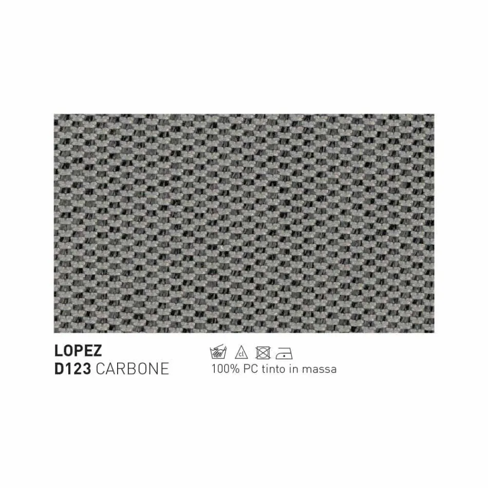 Buitenfauteuil Varaschin Emma bekleed met metaal en textiel Viadurini