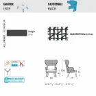 Moderne moderne fauteuil Varaschin Emma met stoffen hoofdsteun Viadurini