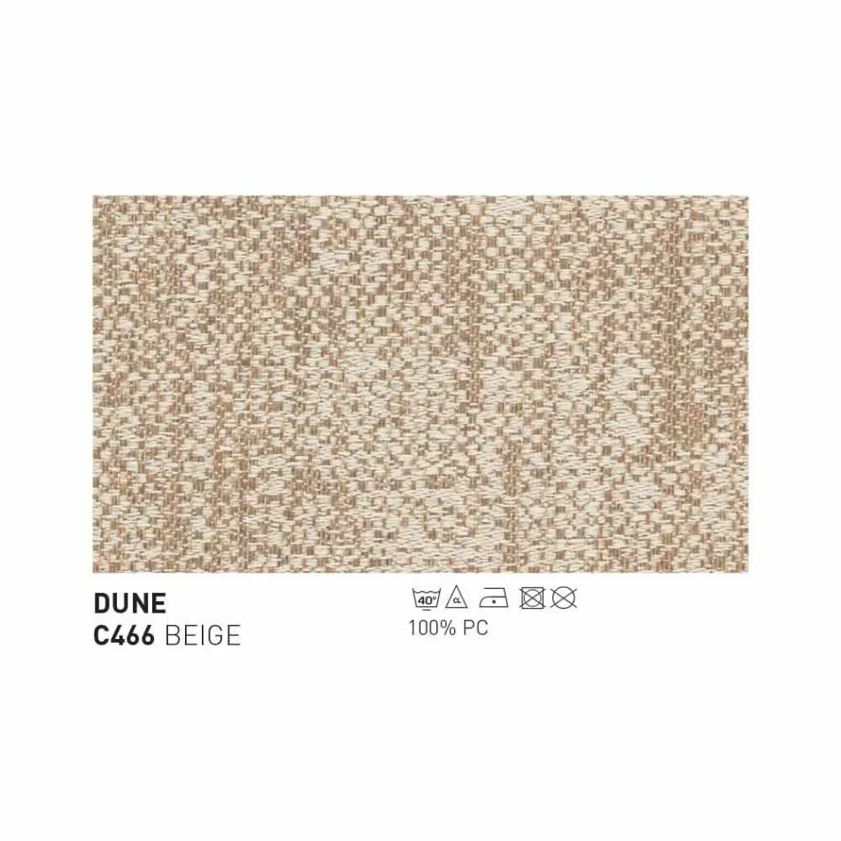 Moderne moderne fauteuil Varaschin Emma in stof en aluminium Viadurini