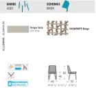 Varaschin Emma design tuinstoel in stof en aluminium Viadurini