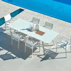 Varaschin Kolonaki Tabel moderne tuin in verschillende maten Viadurini