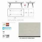 Varaschin Link tafel tuintafel met teakhouten poten, H65 cm Viadurini