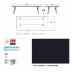 Varaschin Link tafel H 65 cm tuin uit te breiden tot 350 cm Viadurini