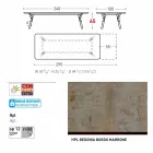 Varaschin Link tafel H 65 cm tuin uit te breiden tot 350 cm Viadurini