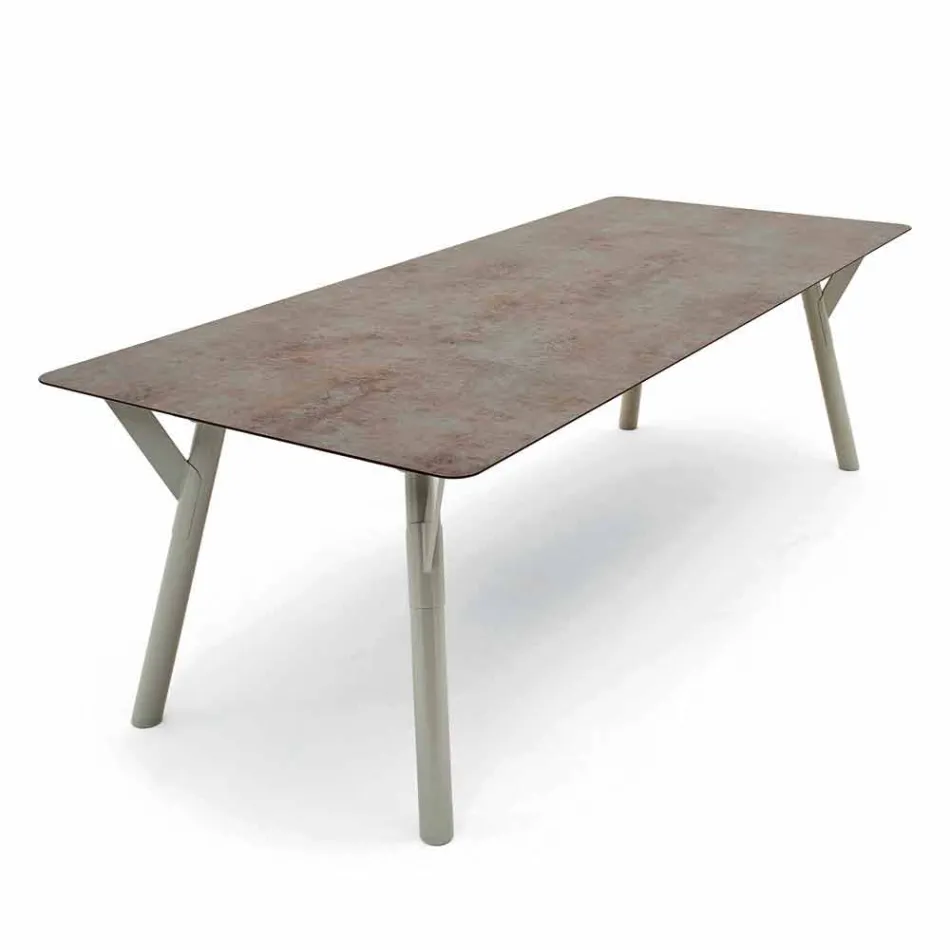 Varaschin Link tafel H 65 cm tuin uit te breiden tot 350 cm Viadurini