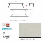 Varaschin Link tuin aanschuiftafel met teakhouten poten, H75 cm Viadurini