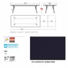 Varaschin Link tuin aanschuiftafel met teakhouten poten, H75 cm Viadurini