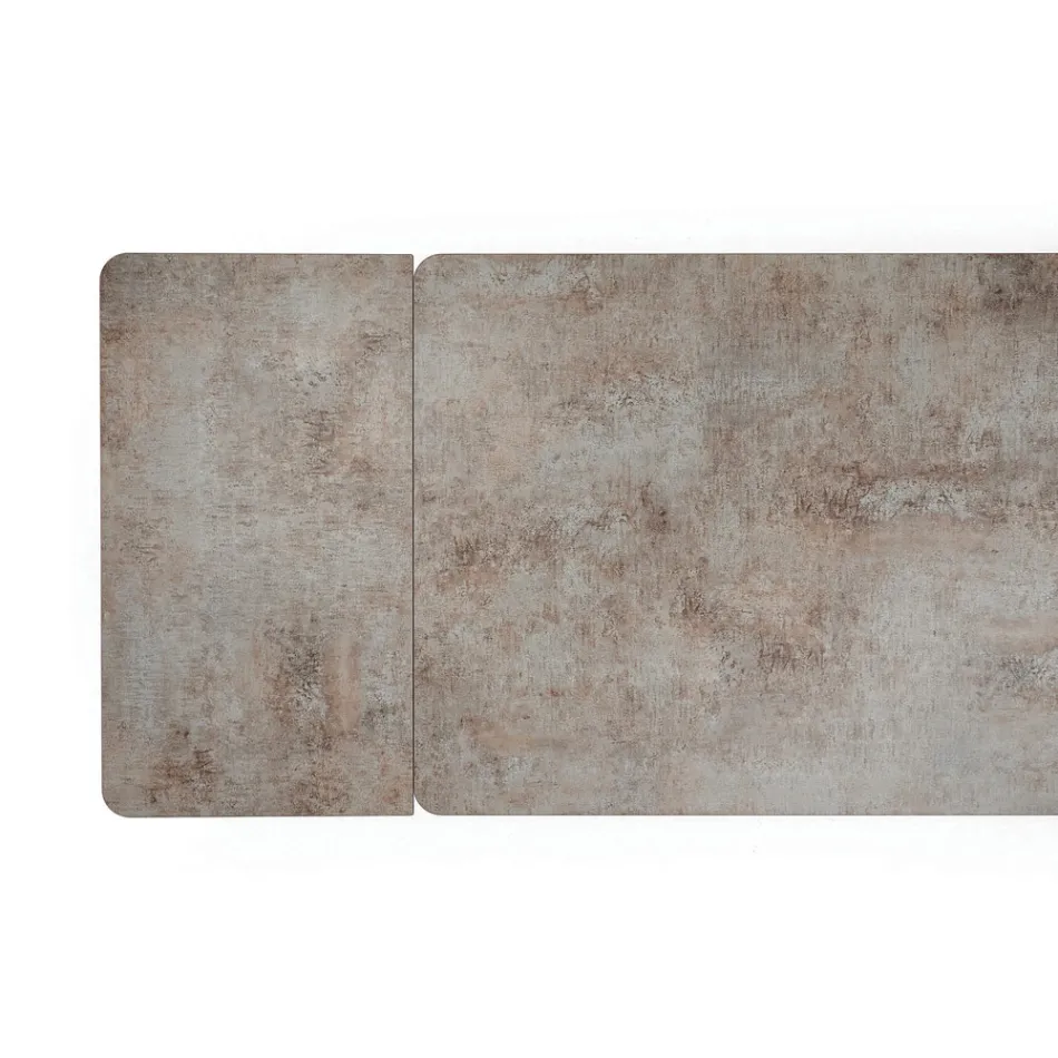 Varaschin Link modern design uitschuifbare tuintafel, H 73,2 cm Viadurini