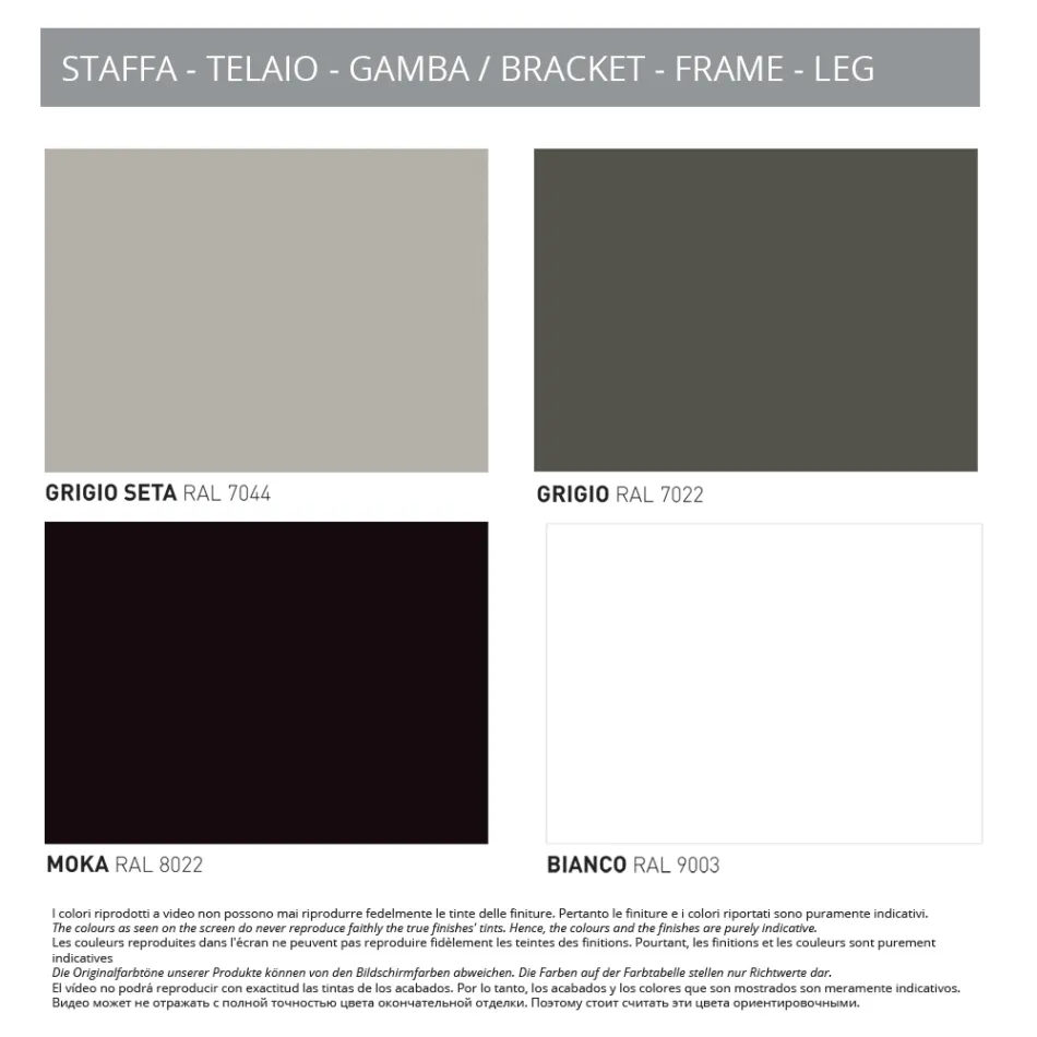 Varaschin Link modern design uitschuifbare tuintafel, H 73,2 cm Viadurini