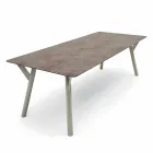 Varaschin Link Vaste eettafel tuin of binnenshuis H 75 cm Viadurini