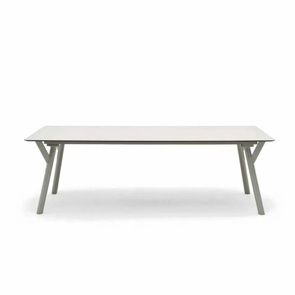 Varaschin Link Vaste eettafel tuin of binnenshuis H 75 cm Viadurini