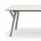 Varaschin Link Vaste eettafel tuin of binnenshuis H 75 cm Viadurini