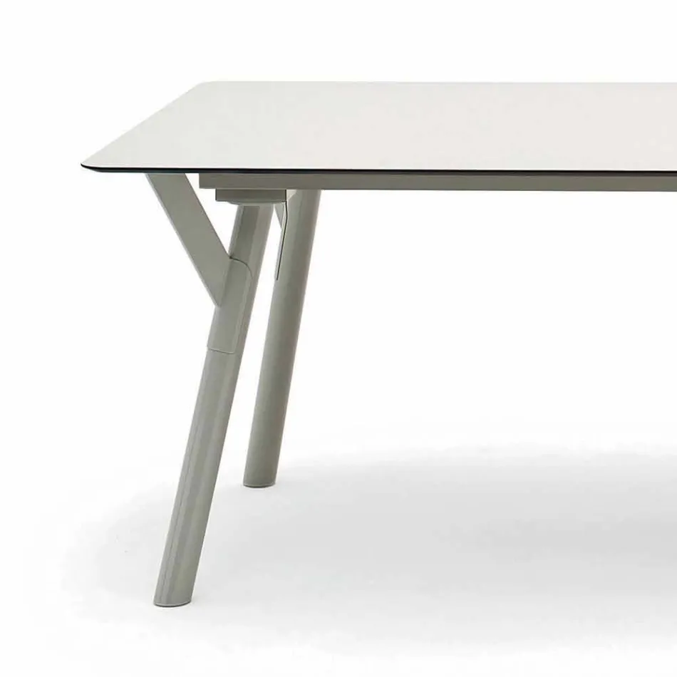 Varaschin Link Vaste eettafel tuin of binnenshuis H 75 cm Viadurini