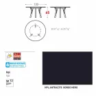 Varaschin Links Ronde tafel voor indoor / outdoor modern design, H 65 cm Viadurini