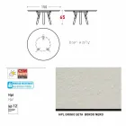 Varaschin Links Ronde tafel voor indoor / outdoor modern design, H 65 cm Viadurini