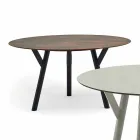 Varaschin Links Ronde tafel modern design tuin, H 75 cm Viadurini