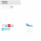 Varaschin Summer Outdoor krukje in staal en stof Viadurini