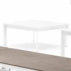 Varaschin Design-salontafel voor buiten in geverfd aluminium Viadurini