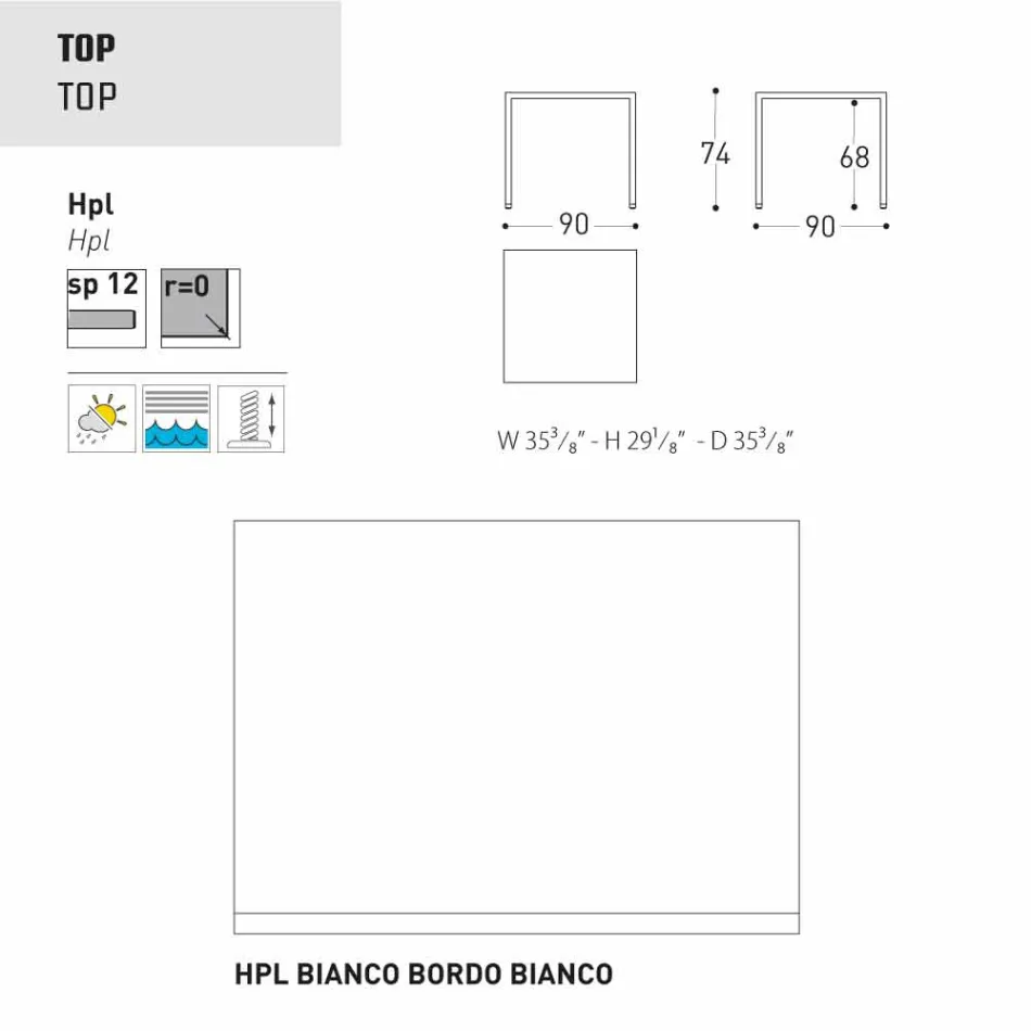 Varaschin Victor tafel voor binnen en tuin dineren, modern design Viadurini